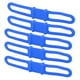 thumbnail image 5 of DUUTI 5 Piezas Banda de Silicona para Bicicleta Linterna para Ciclismo Soporte para Montaje en Manillar Correas de Bicicleta multiusos para Montar Azul, 5 of 14