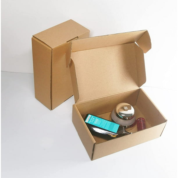 10 Pièces Boîtes d'expédition en carton ondulé, petites boîtes à colis  180x110x40mm, boîtes postales d'emballage pour les affaires, l'expédition,  le stockage ou les cadeaux : : Fournitures de bureau