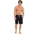 thumbnail image 2 of Hanes Men's 2-Pack Cotton Knit Short (Black/Black, Size Large), 2 of 5