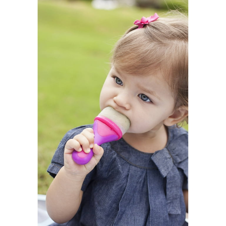 Boon PULP Silicone Teething Feeder BPA Free Green Blue Walmart
