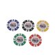 thumbnail image 5 of Juego de 100 Fichas de Póker Profesional para Texas Holdem Blackjack Juegos de Azar Baoblaze Fichas de póker de 100 piezas, 5 of 8