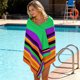 thumbnail image 4 of CaiYueKe Oversized Beach Towel 80x160cm Striped Quick Dry Sand Shaking Towel for Swimming Pool Travel Camping Soft Absorbent Polyester Towel for Adults Men Women Lightweight Portable Washable, 4 of 7