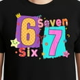 thumbnail image 3 of Six Seven 67 Viral Saying – T-Shirt, Hoodie & Sweatshirt – Kids Fashion – Fun Apparel for Kids, 3 of 6