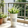 thumbnail image 2 of Galvanized Metal Flower Bucket, Rustic Farmhouse Style Vase with Handles, Waterproof Planter for Indoor Outdoor Decor, Perfect for Floral Arrangements and Wedding Centerpieces, 2 of 6