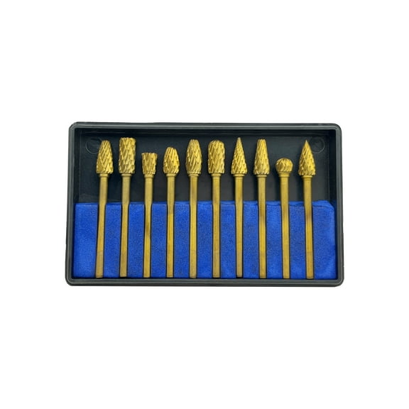 Carbide Burr bit Aluminum Knife 1/8" Rotary File for Metal, Wood, Engraving, Carving, polishing