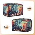 thumbnail image 3 of Fotbe Western Style Bald Eagle for Two Slice Toaster Cover, Fingerprint Protector, Super Soft Appliance Cover And Dust Cover,Bread Dust Cover & Fingerprint Protection, 3 of 7