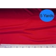 thumbnail image 2 of Spandex Polyester Red Fabric | 5 Yards Continuous | 4-Way Stretch | 60" Wide (5 Yards (Continuous), 2 of 2
