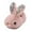 Pink, variant on Otqutp Princess Footwear for Toddler Girls Toddler Cute Autumn and Winter Girls Slippers Flat Bottom Soft Warm and Comfortable Solid Color Cartoon Rabbit Shape
