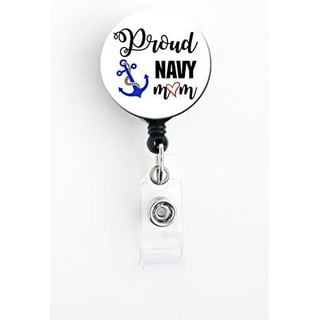 West Point Black Knight Logo on Retractable Badge Holder