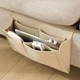 thumbnail image 3 of 1pc Felt Bedside Storage Organizer Phone Book Magazine Holder Pockets Hanging Storage Bag Baby Tissue Box For Bed Sofa Side Pouc, 3 of 9