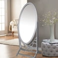 thumbnail image 2 of Chic Home York Mirror Modern Free standing Spindle accent legs Floor Mirror, Black, 2 of 4
