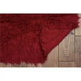 thumbnail image 4 of Linon 3A Flokati Hand Woven Wool 4'x6' Rug in Red, 4 of 6