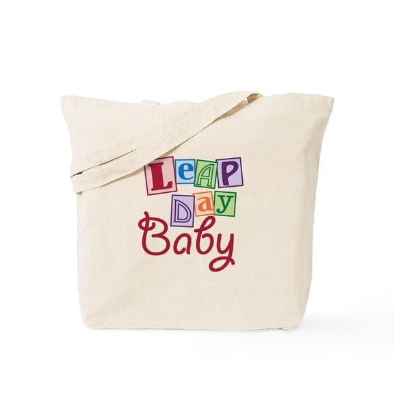 CafePress - Leap Day Baby Tote Bag - Unisex Canvas Tote Bag, Beige, 1-Piece