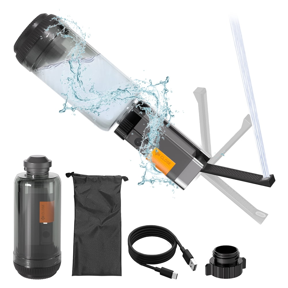 Portable Bidet Sprayer Foldable Nozzle Rechargeable Handheld Personal Hygiene Cleaner for Home & Outdoor Use