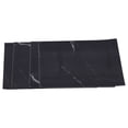 thumbnail image 4 of 4Pcs Thickened PVC Tile Sticker Waterproof SelfAdhesive Floor Sticker For Kitchen Bathroom30x30cm DLSF01 Black, 4 of 8