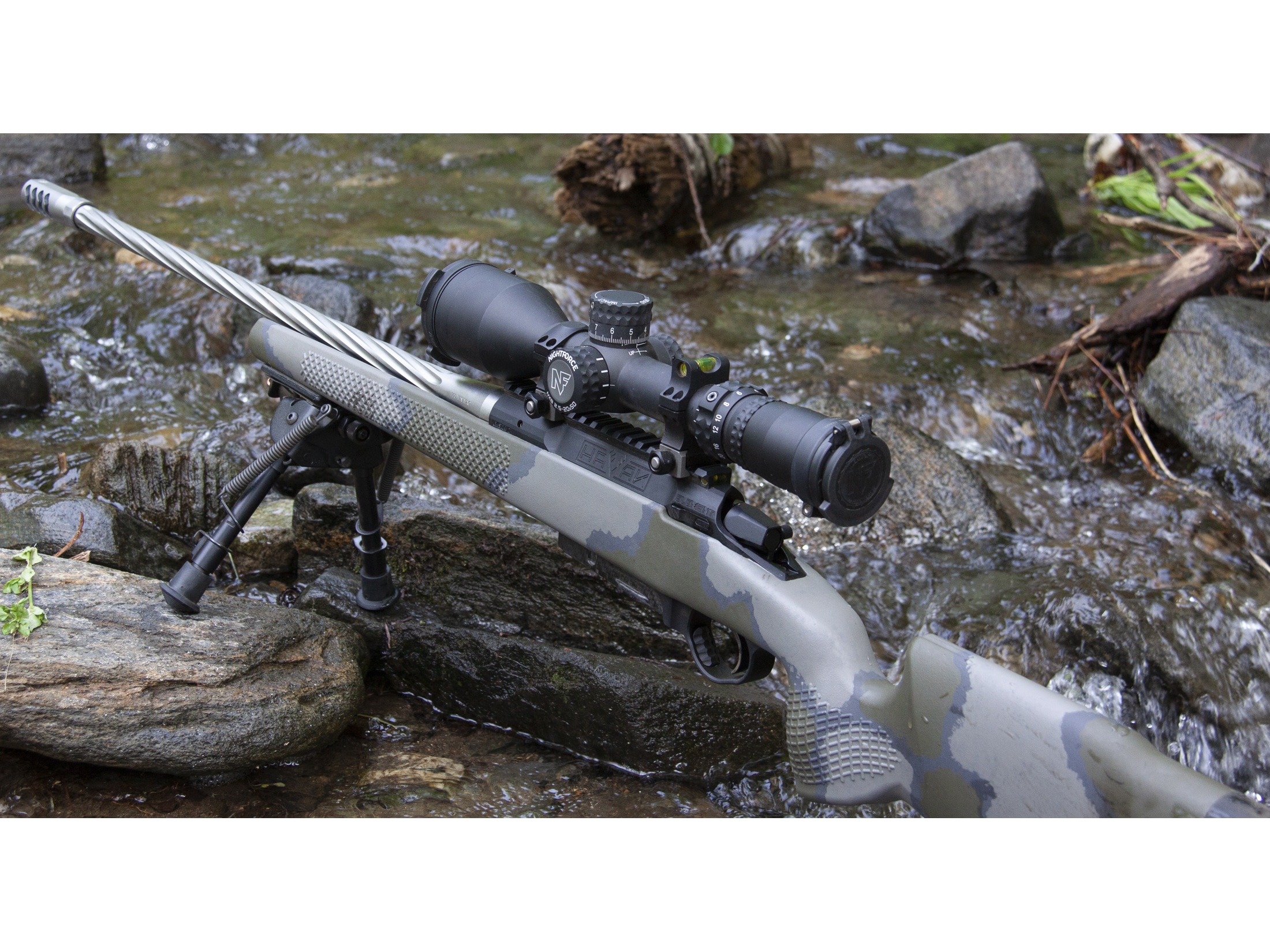 Nightforce NX8 F2 Rifle Scope 2.5-20x 50mm Illuminated Mil-CF2 Reticle Matte Black