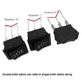 thumbnail image 4 of Unique Bargains 10 Pcs x 6 Pin on-off-on DPDT Panel Mount Boat Rocker Switch 250V/6A 125V/10A, 4 of 4