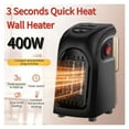 thumbnail image 2 of Portable Electric Heater Mini Wall Fan Heater Compact Room Radiator Warmer Home Office Heating, 2 of 7