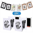 thumbnail image 1 of Baby Footprint Kit,baby Foot And Handprint Kit,baby Footprints Safe Ink Is Harmless To Baby Skin,newborns Shower Gift Baby Souvenir, 1 of 4