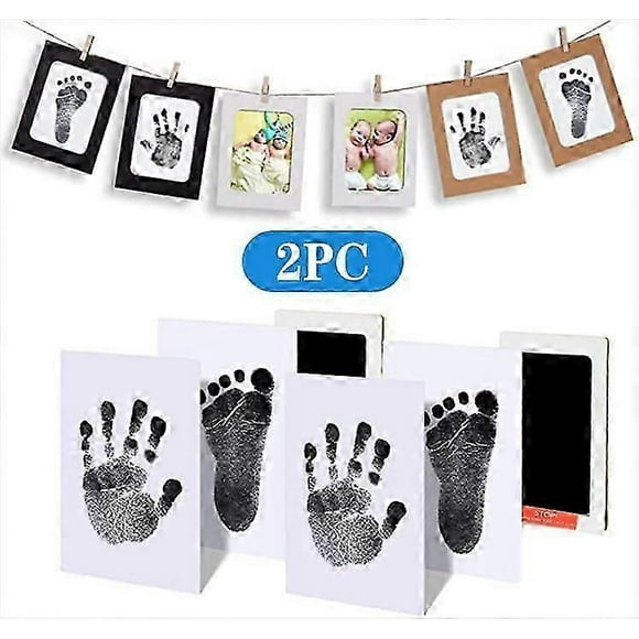 Baby Footprint Kit,baby Foot And Handprint Kit,baby Footprints Safe Ink Is Harmless To Baby Skin,newborns Shower Gift Baby Souvenir