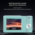 thumbnail image 4 of Herrnalise 2024 - Cámaras digitales 4K de 50 MP para fotografía, cámara digital compacta para niños con zoom de 16x y antivibración, ideal para viajes de adolescentes, color verde claro, unisex., 4 of 8