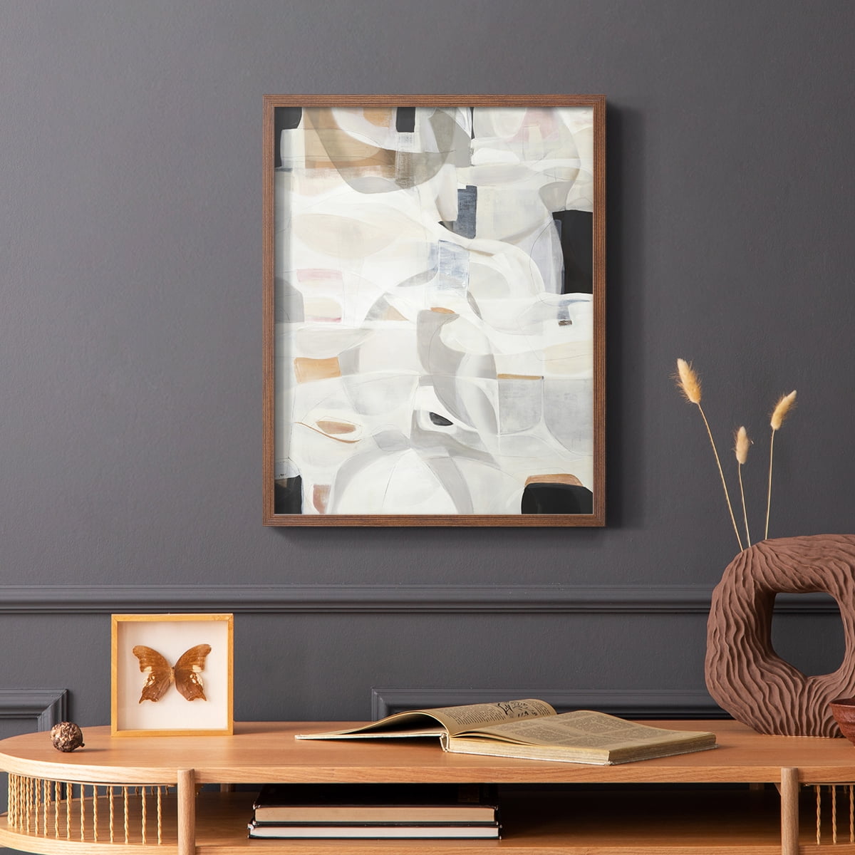 Windswept Framed Print - Solid Wood in Single Picture Frame Solid Wood 2 Framed Print