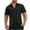 #02 Black, variant on Busydd Shirts for Men S-3XL Casual Stylish Solid Color Short Sleeve Summer Tops Comfortable Breathable Textured Button Up Shirts Lapel Mens Shirts with Pocket