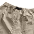 thumbnail image 6 of FRSASU Men's Work Cargo Shorts Lightweight Elastic Waist Belted Cargo Pockets Beach Casual Outdoor Work Wear Shorts for Men Khaki, 6 of 9