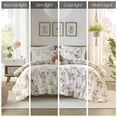 thumbnail image 2 of Intelligent Design 4 Piece Full/Queen Size Mushroom Garden Printed Bedding Set, Green Floral Comforter Set, 2 of 7