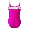 thumbnail image 5 of Busydd Swim Suits for Women Tummy Control One-Piece Swimsuits Solid Color Straps Monokini Swimsuits for Women Daily Bathing Suits, 5 of 9