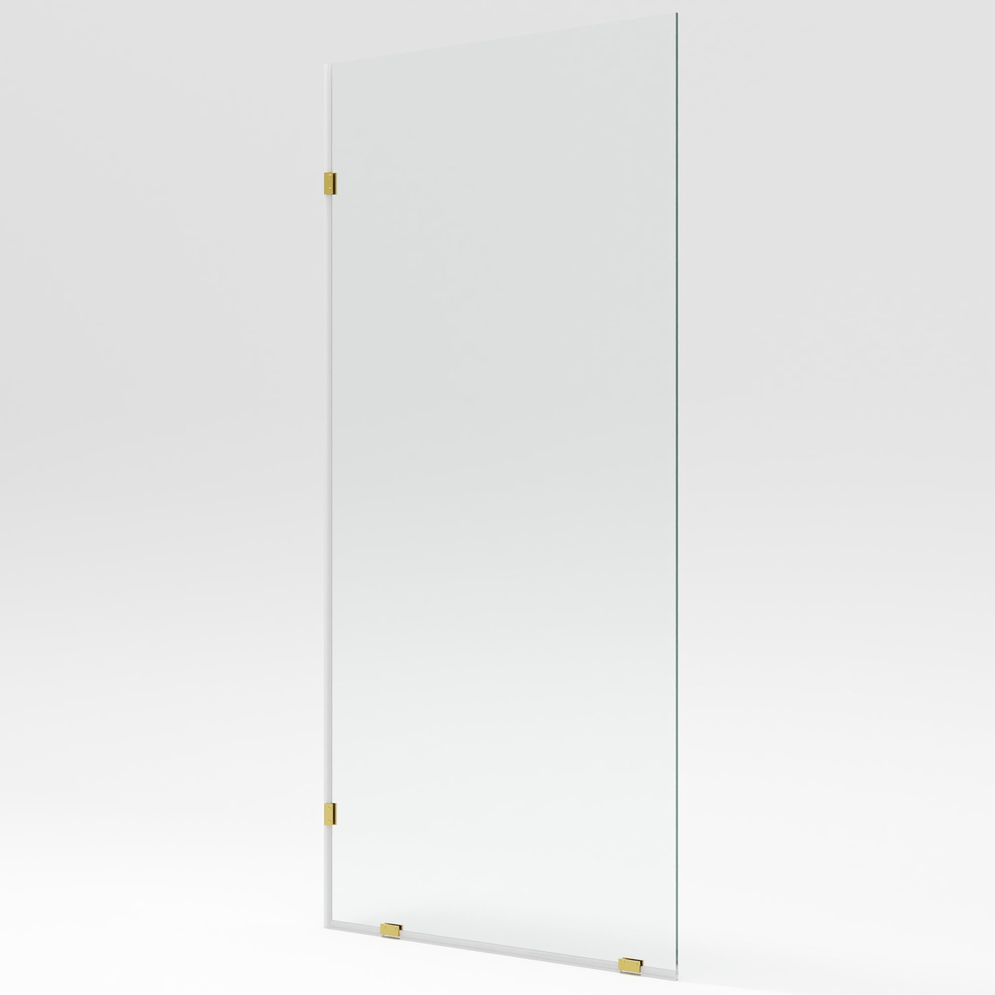 DV-1SD0220G Single Fixed Glass Panel For Shower 36"×78", Thick Frameless Tempered Safety Glass Shower Screen