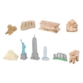 thumbnail image 2 of Alrededor Del Mundo Ciudades Miniaturas Edificios, Exquisitas 10 Piezas Alrededor Del Mundo Figuras Multiusos Para Fiestas, 2 of 7