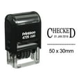 thumbnail image 1 of Printtoo Office Stationery With Checked Text Date Self Inking Dater Rubber Stamp-Black, 1 of 1
