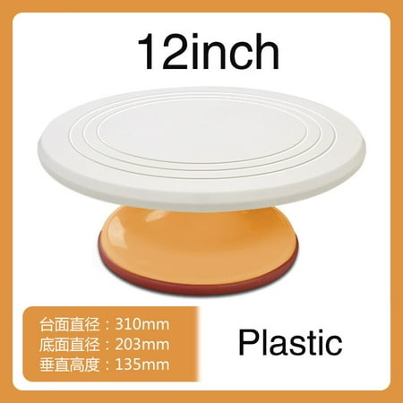 

3-12 Inch Baking Tools Aluminum Alloy Birthday Cake Turntable Plastic Stainless Steel Glass Cake Stand Craft Turntable Platform