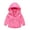 Hot Pink, variant on Akiihool Jacket for Girl Girls Jacket Casual Button Down Full-Zip Jacket (Blue,7-8 Years)