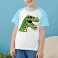thumbnail image 3 of RXIRUCGD 2025 Vêtements d'Été pour Enfants Tout-Petits Garçons Filles Mode Mignon Col Rond Imprimé Manches Courtes Haut, 3 of 7