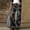 Gray, variant on Women's Wide Leg Jeans Fashion Retro Style Comfortable Printed Casual Trousers Pants with Pockets Spring Fall,S,Gray