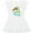 AA-White, variant on Inktastic Earth Day Sea Turtle and Hearts Girls Toddler Dress
