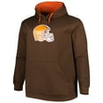 thumbnail image 2 of Men's Brown Cleveland Browns Big & Tall Logo Pullover Hoodie, 2 of 3