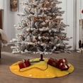 thumbnail image 4 of Lukts Happy Cartoon Star Print Color Life Christmas Tree Skirt, Winter Holiday Tree Mat Decoration ,Can be Used as A Shawl-48", 4 of 6