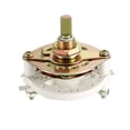 thumbnail image 1 of Unique Bargains 1P6T 1 Pole 6 Position Selectable Single Deck Band Channel Rotary Switch Selector, 1 of 1