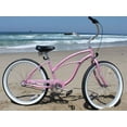 thumbnail image 6 of Firmstrong Urban Lady, 24" Adult Bike, Bicycle Three Speed, Pink, 6 of 6