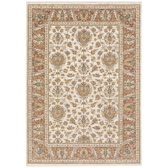 Oriental Weavers MAHARAJA Ivory 2' X 3' Area Rug