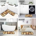 thumbnail image 4 of SKYSONIC Wine Bottle Corks Kitchen Rugs Set of 2, Vintage Floor Runner Area Rug Washable Carpet Mat Perfect for Living Room Bedroom Entryway, 4 of 7