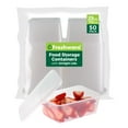 thumbnail image 1 of Set de 50 recipientes de almacenamiento de alimentos Freshware de 750 ml con tapas, 1 of 6
