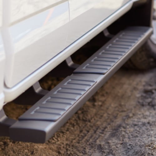 GM 84157162 5" Rectangular Assist Steps Chevrolet Colorado GMC Canyon Extended Cab Chrome
