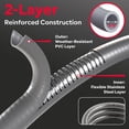 thumbnail image 4 of GASPRO 10FT Natural Gas Hose 3/8" ID with Quick Connect Fittings, Low-Pressure Gas Hose for Grill, Pizza Oven, Patio Heater, Weber, Char-Broil & More, 4 of 10