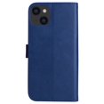 thumbnail image 4 of SaniMore for iPhone 14 Case, with RFID Blocking [2 Card Slots] PU Leather Cover with Detachable Hand Strap Flip Kickstand Magnetic Wallet Cover for iPhone 14, Blue, 4 of 9