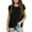 Black, variant on Sherrylily Girls Cap Sleeve Summer Tops Casual Crewneck Loose Cute T shirts with Pocket