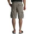 thumbnail image 2 of Society of One by DXL Men's Big & Tall Distressed Cargo Shorts, Heather Grey, 46 Waist, 2 of 6